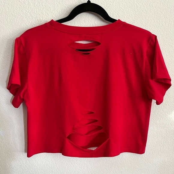 Cut Out Crop Top - Picture 2 of 2